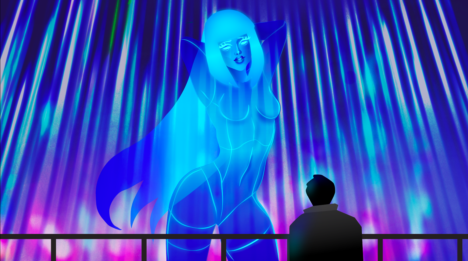 "Lust: Starting Image"  - Digital Illustration by Sarah Horning - Adobe Illustrator