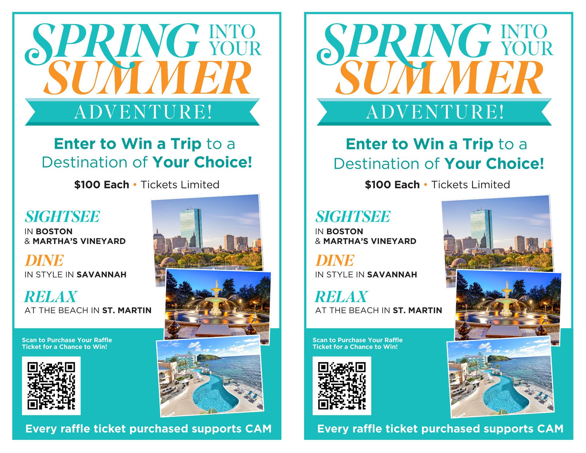 Summer Raffle Table Top