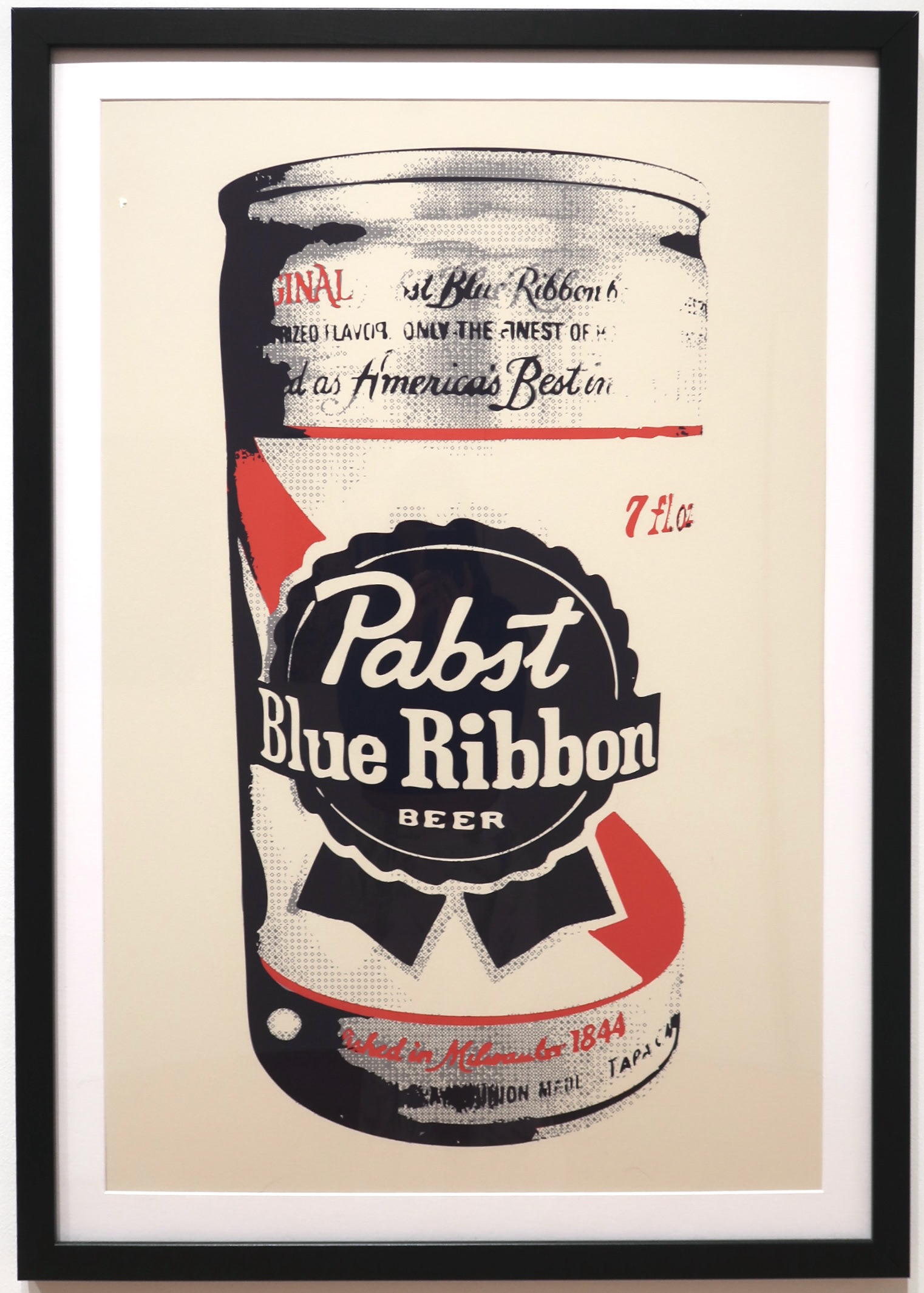 "Shelf Life – Paul's Collection: Blue Ribbon," 2025, Digital Print  28" x 40" 