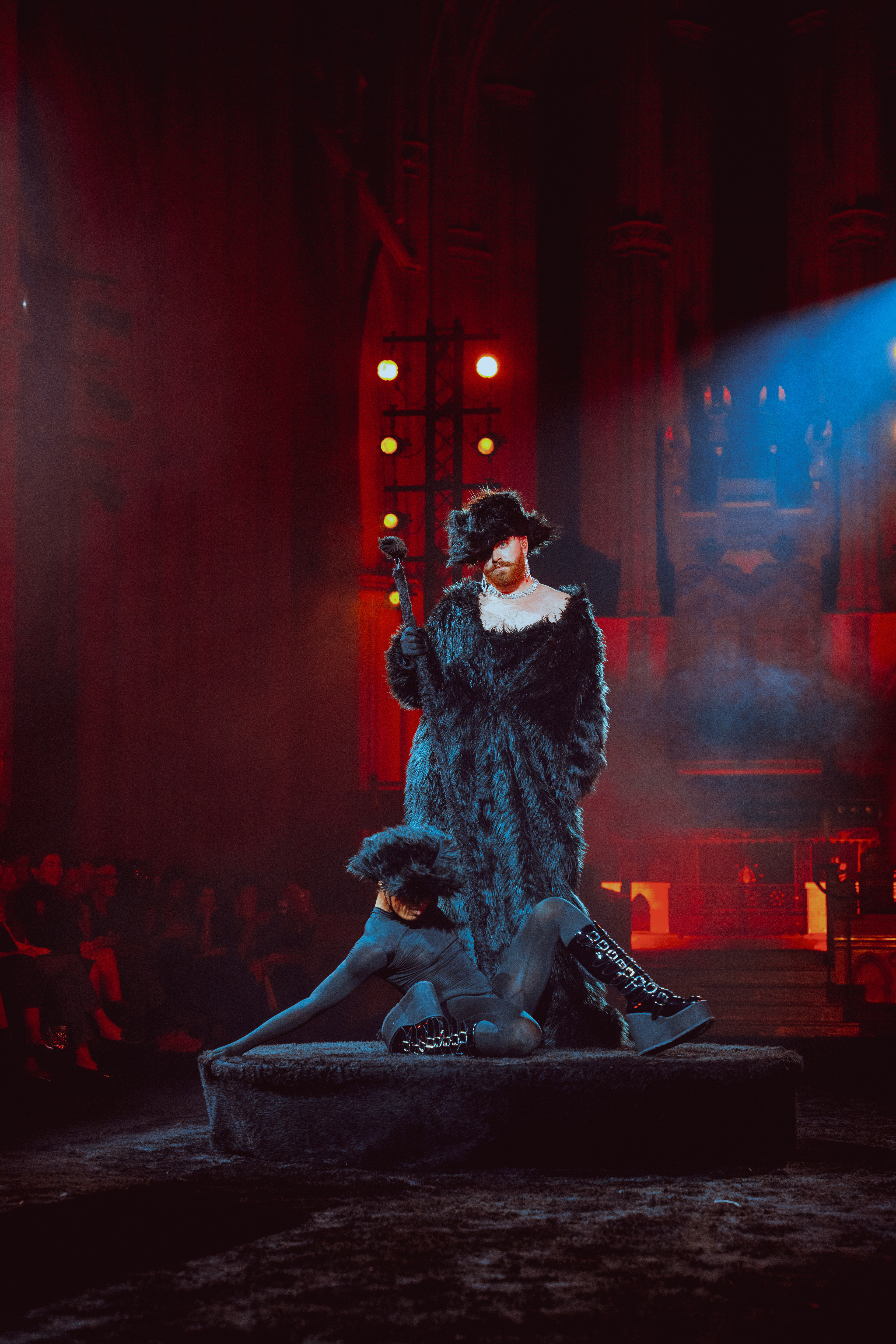 Sam Smith at Christian Cowan Paris Fashion Week SS24