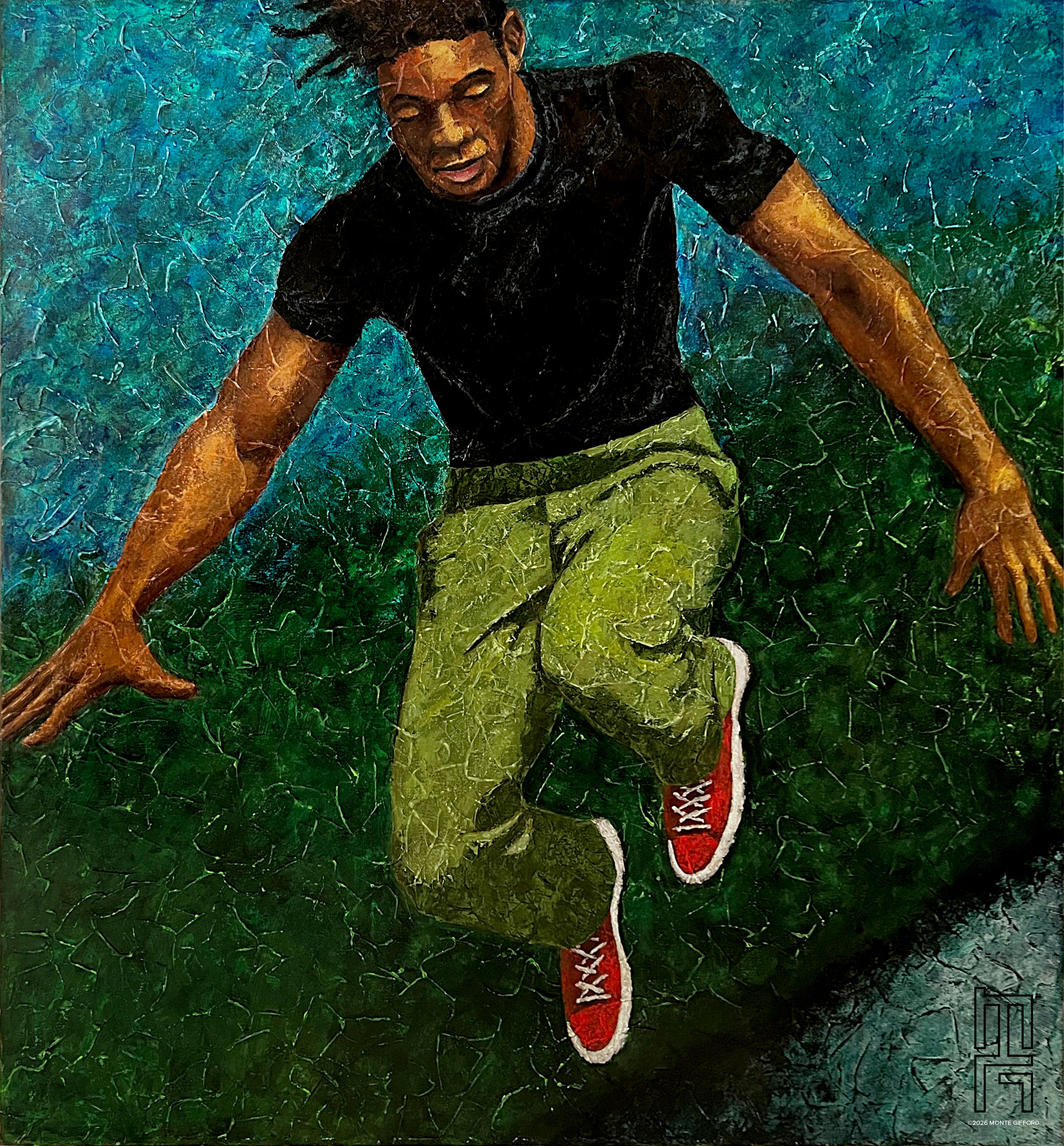 Weightless Hurdle | 36" x 36"