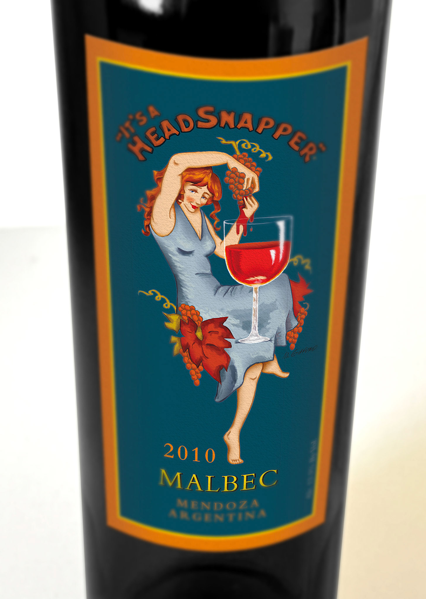 Headsnapper Wine Labels