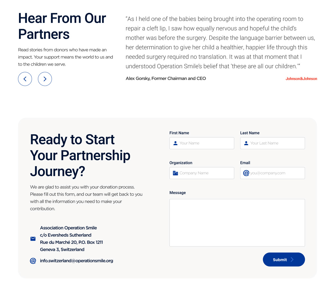 We have a contact form for potential partners to quickly reach out the OS Europe Team for further guidance.