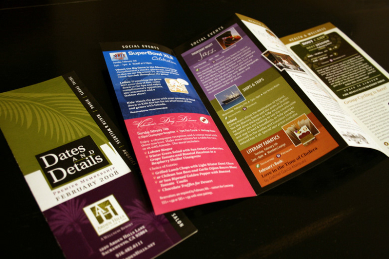 brochure, accordion fold