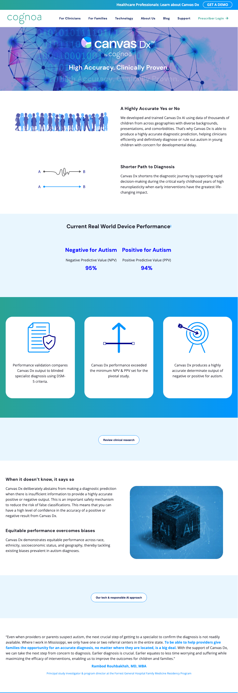 website page