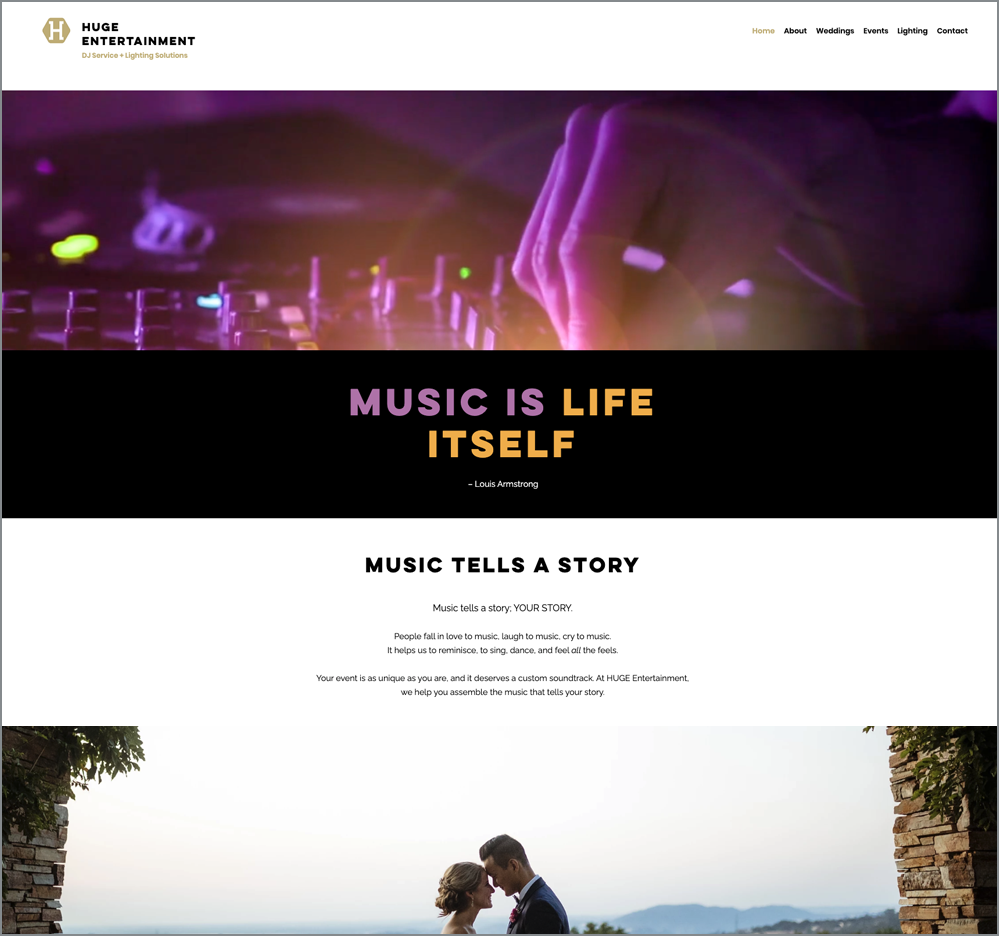 DJ website