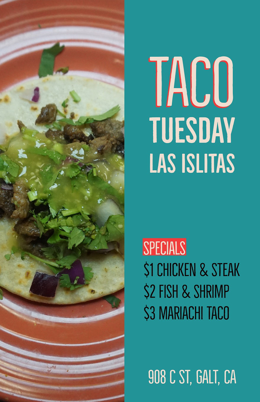 Las Islitas Mariscos Flyer Design 3