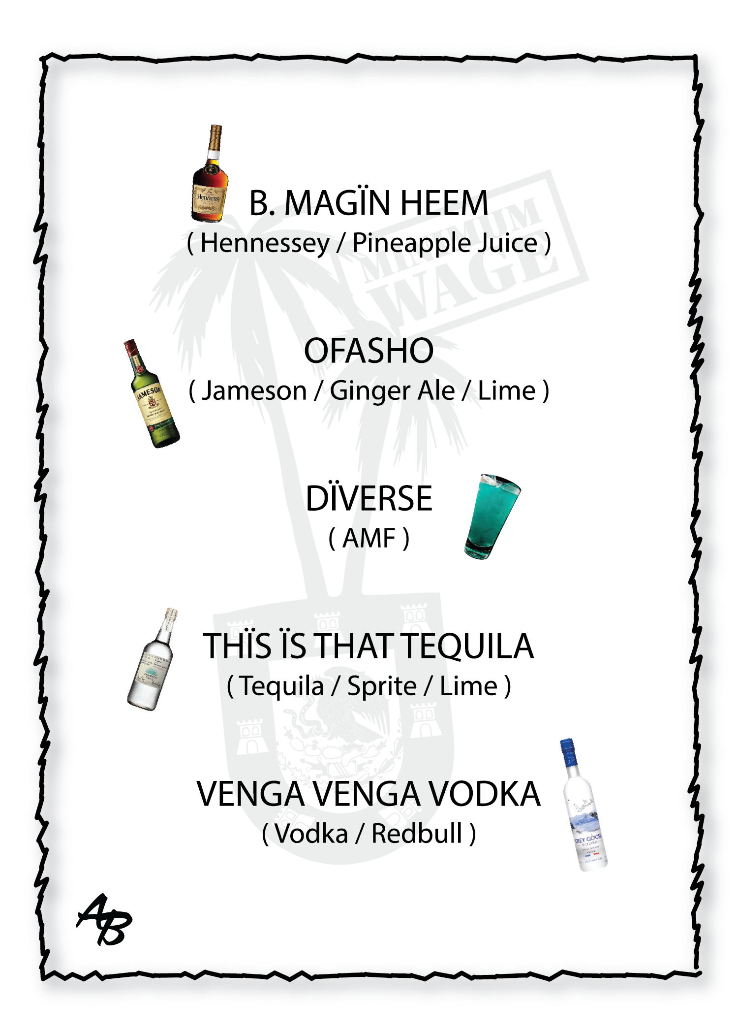 DRINK MENU