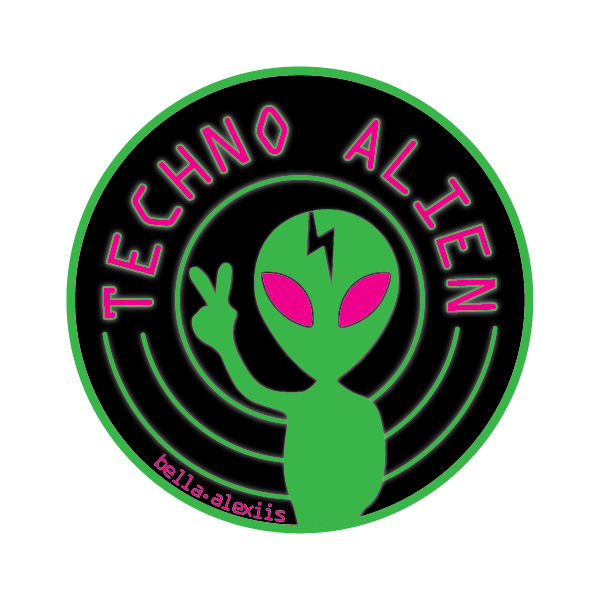 TECHNO ALIEN BUTTON DESIGN