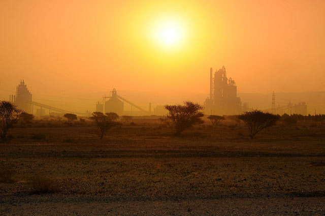 Dubai city sunset photo