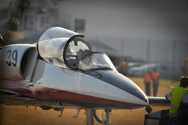 Flying Fun at Rand Airshow Cockpit