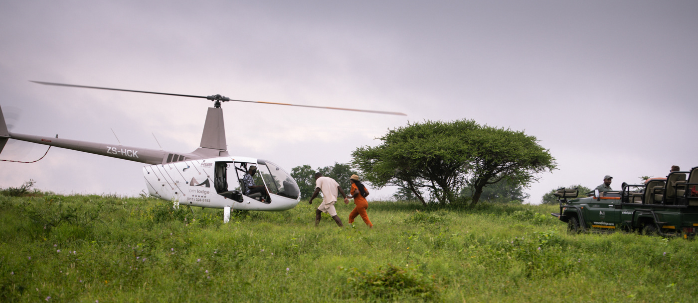 helicopter ride A.M 5 star lodge