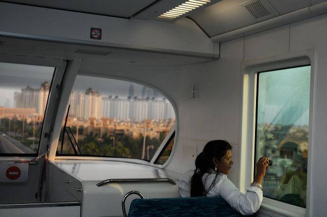 dubai inside train photo