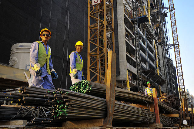 Dubai construction work photo