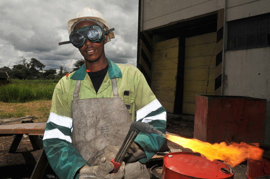 Industrial photoshoot
