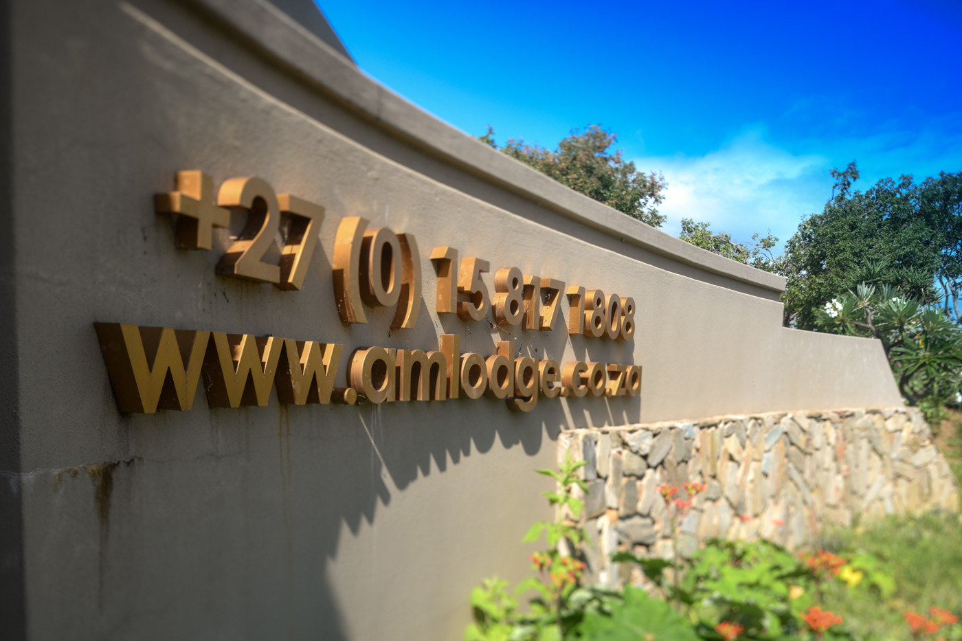 main gate entrance A.M 5 star lodge