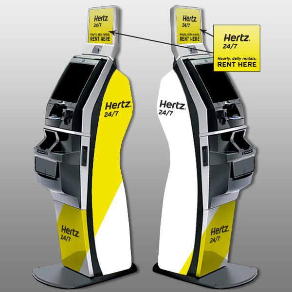 Self-Service Kiosk Wrap & Screens