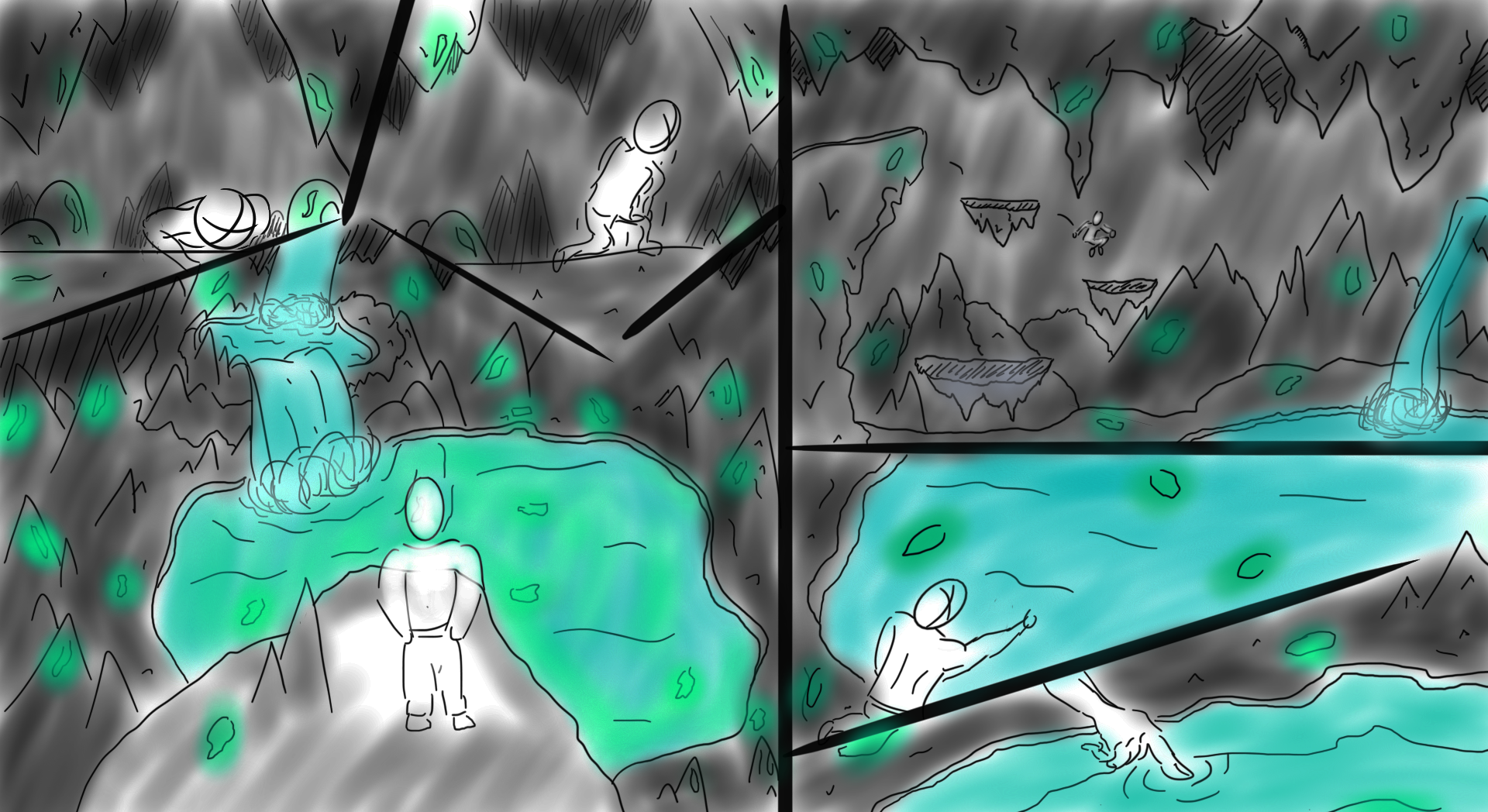 A short BD like story I made to present my project