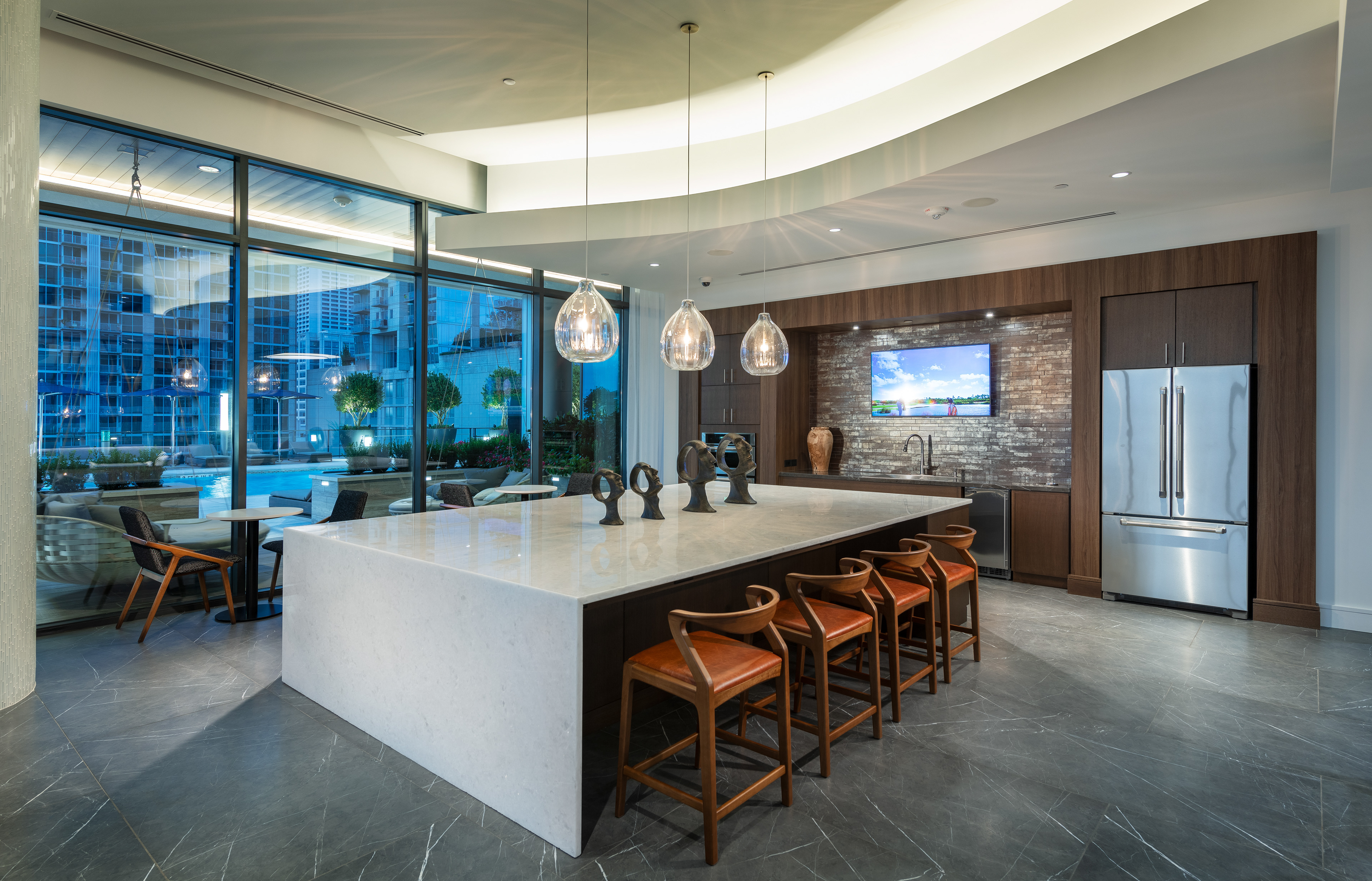 Clubhouse Entertainment Kitchen