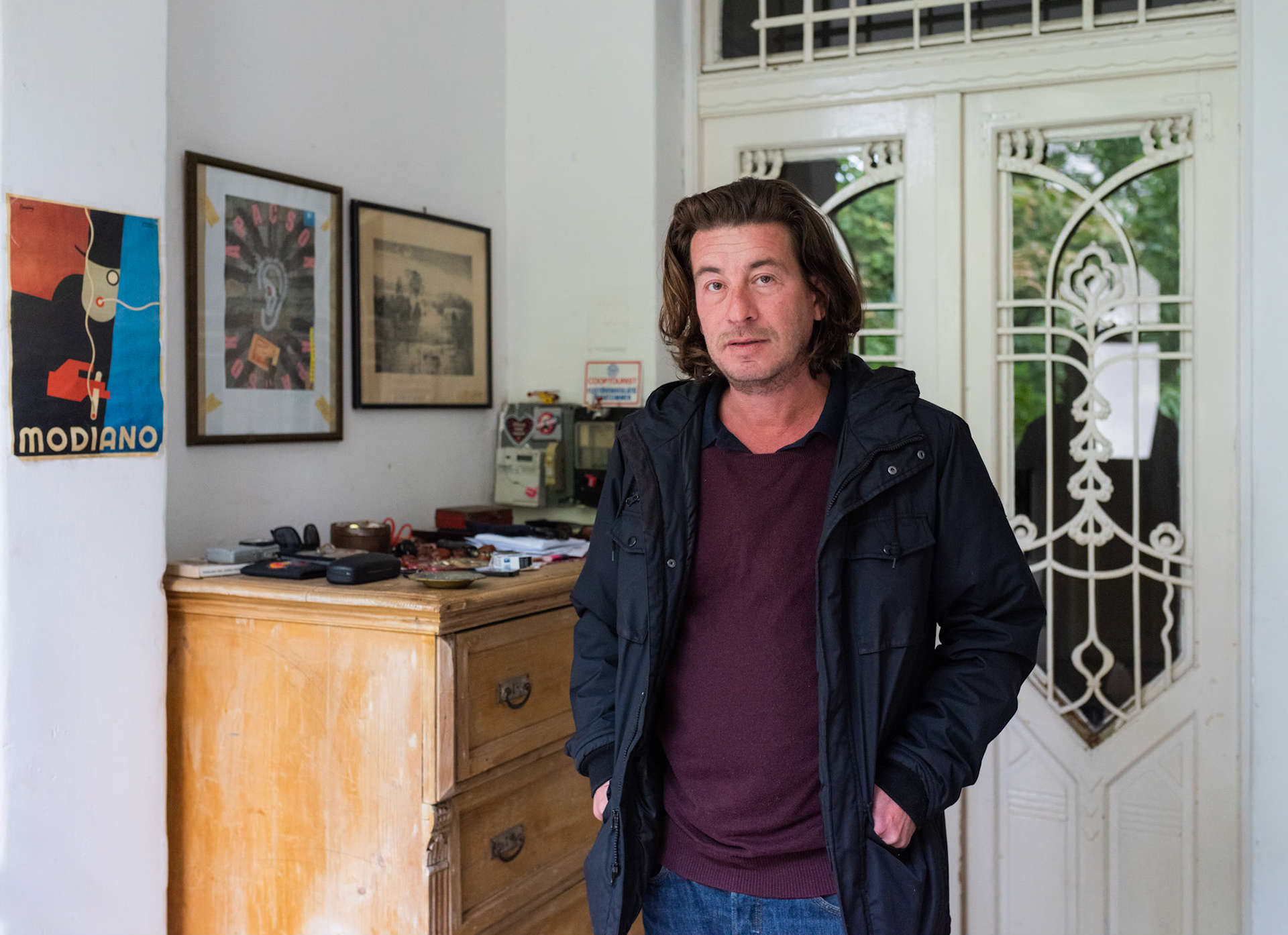 Török Ferenc filmrendező otthonában