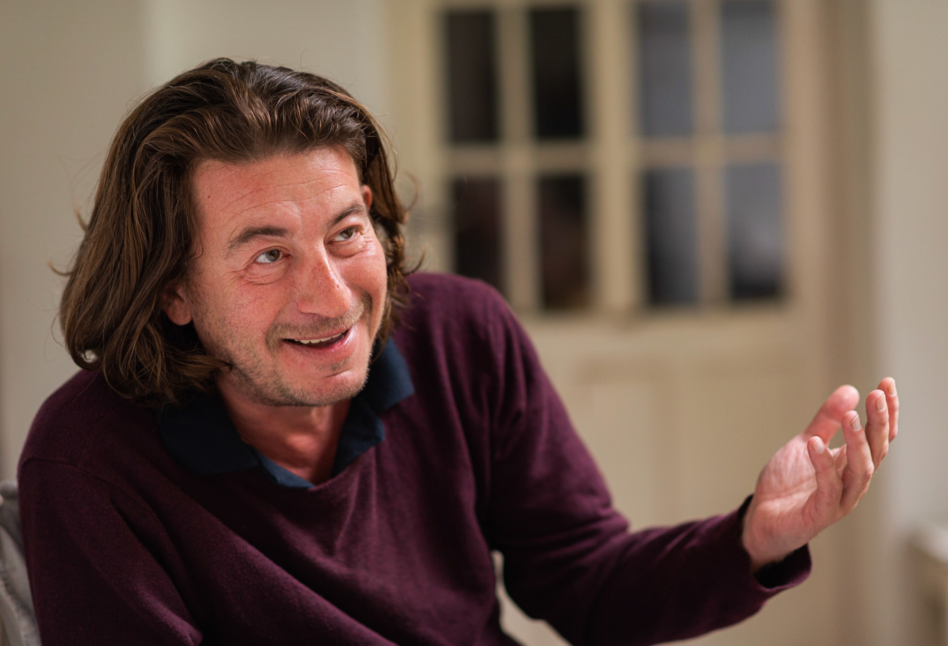 Török Ferenc filmrendező otthonában