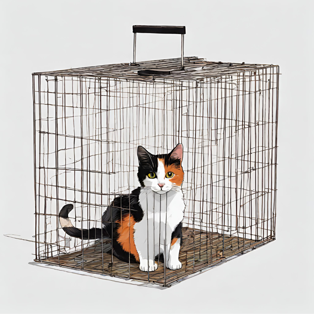 1. Capture the felines to neuter and select the ones with the potential to be domesticated.