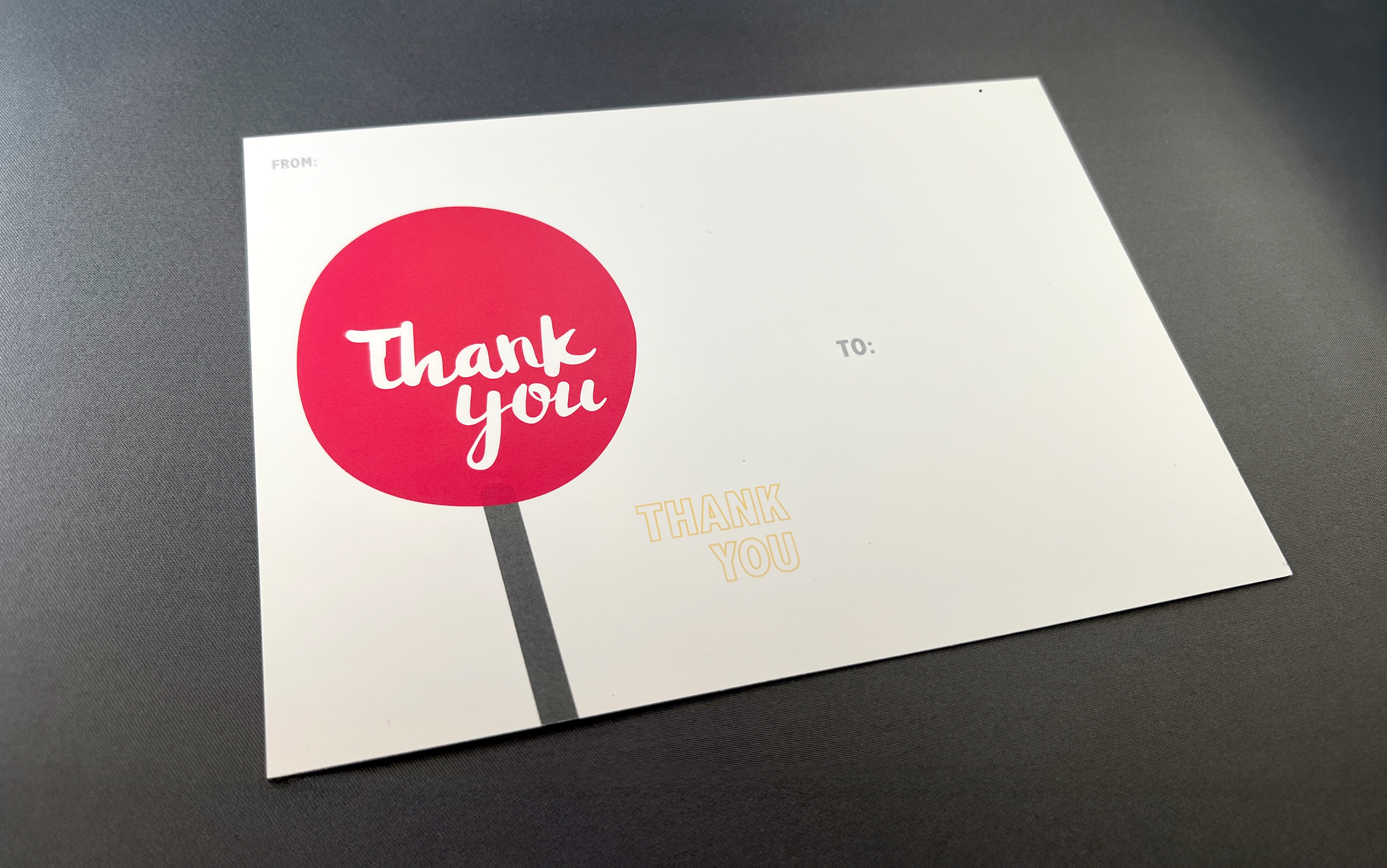 Recognition Side: Designed to support peer-to-peer appreciation through a clear to/from structure.