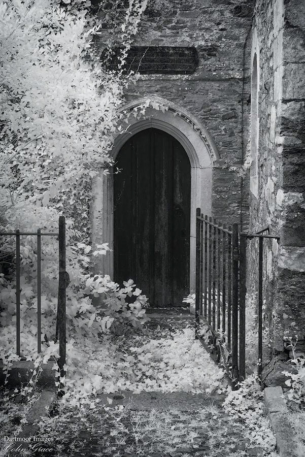 The entrance to the Church of St Nicholas and St Faith in Saltash, Cornwall.