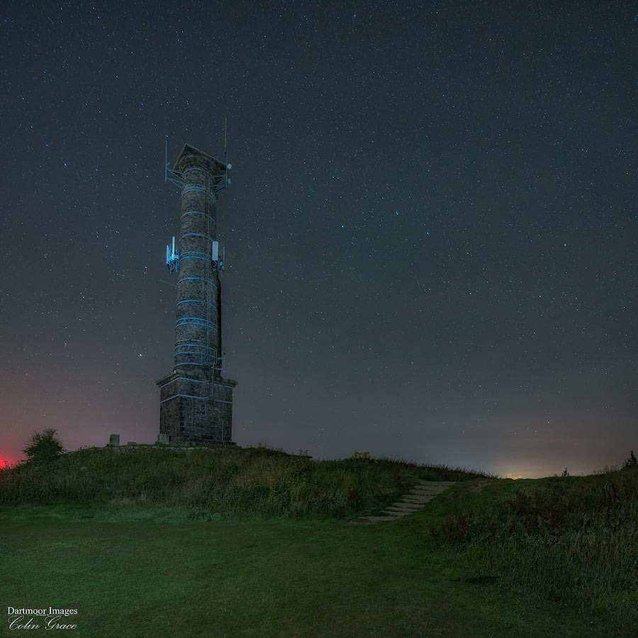 Big Dipper over Kit Hill