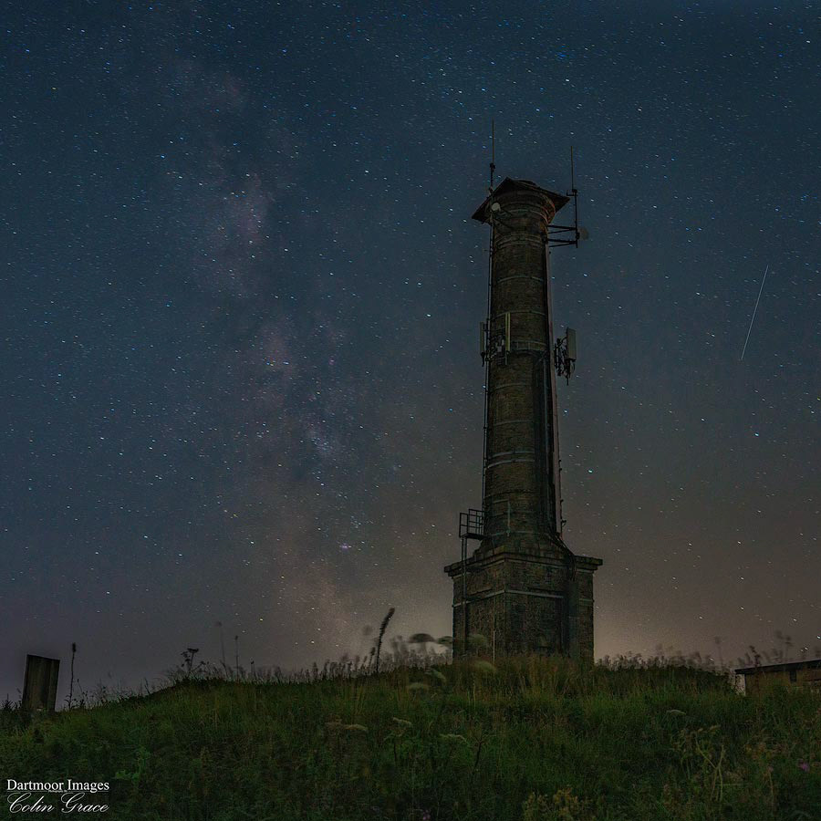 Milky way over Kit Hill