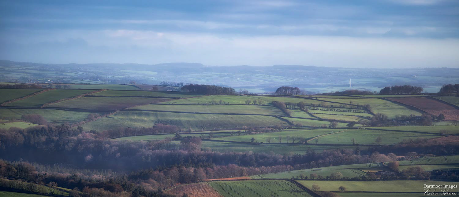 A view from Kit Hill during a balmy spring morning in Cornwall.