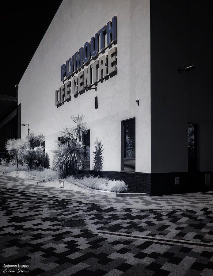 Plymouth Life Centre in Central Park, Plymouth during a sunny summers afternoon in Devon.