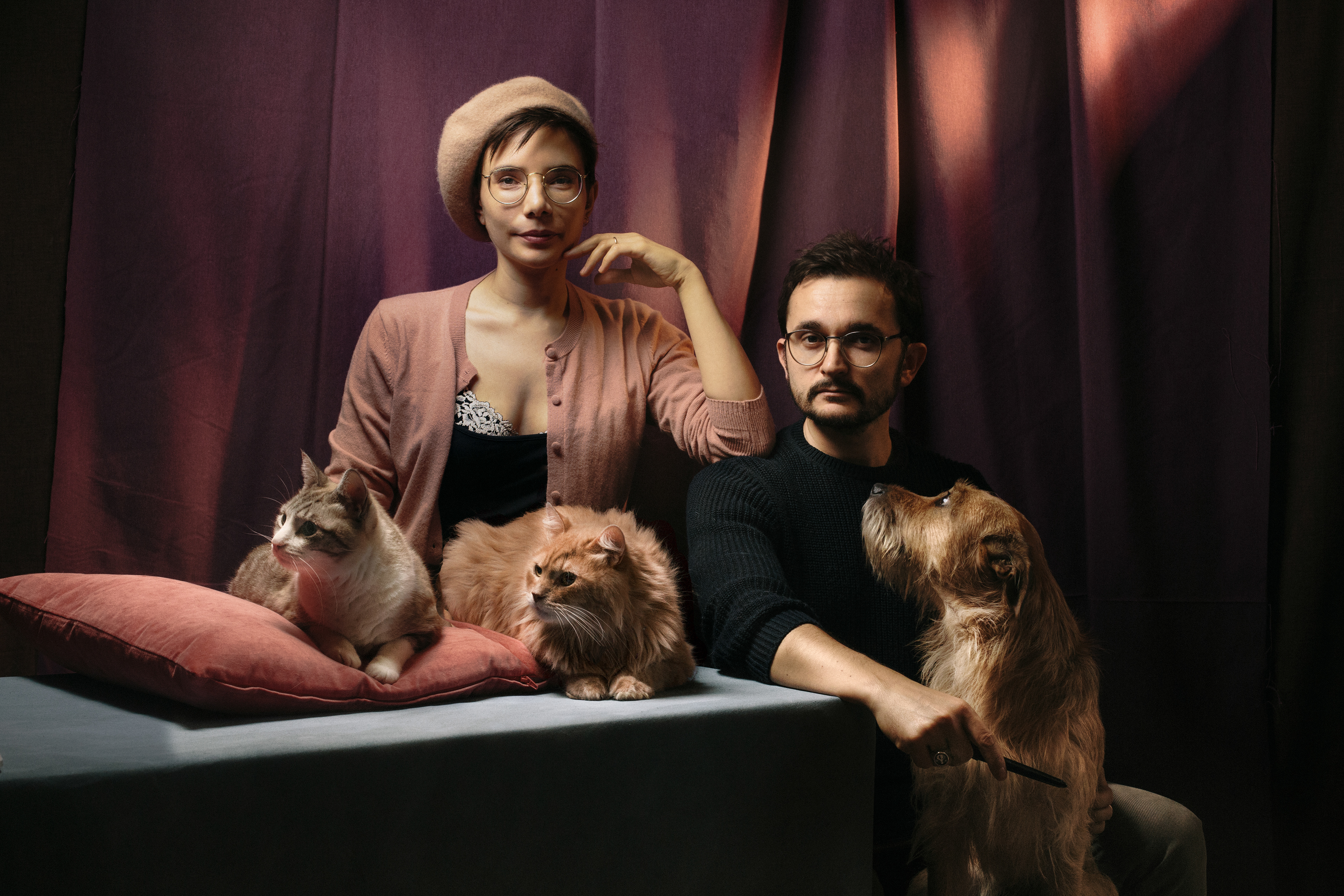 Ritratto dell’autore, Marco Ciampelli, nel suo studio