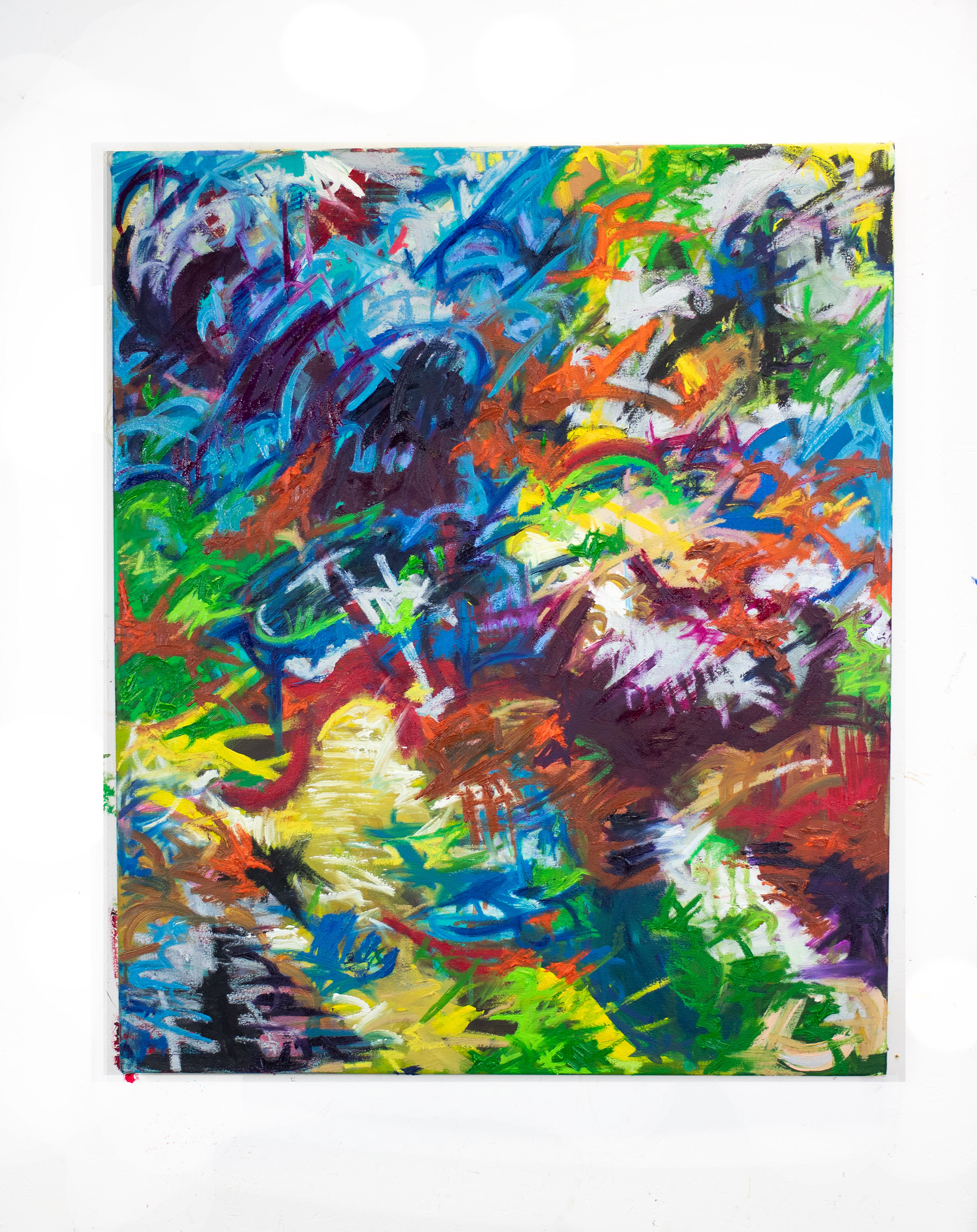 Conditions of Harmony -  Oil Paint  on Canvas - 90 x 75cm - 2023