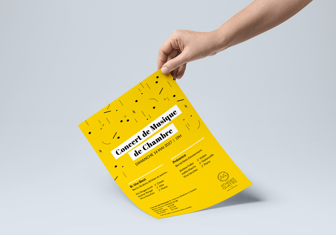 Graphic design for marketing materials