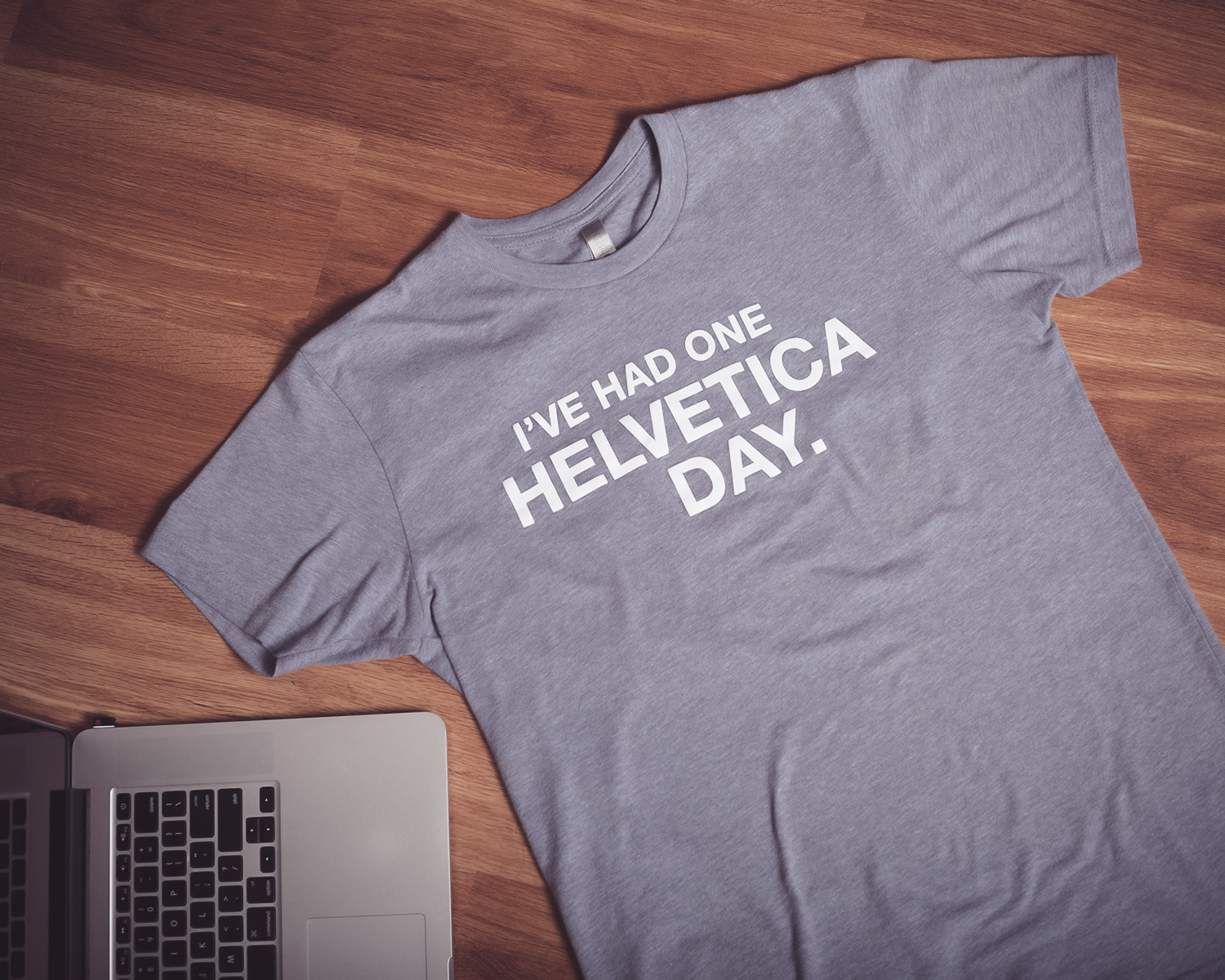 Helvetica Day T-shirt Design