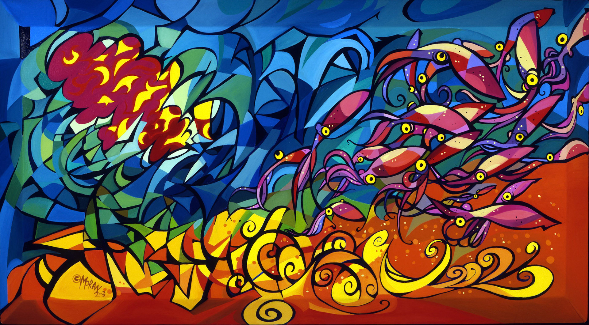 Sunset Squid