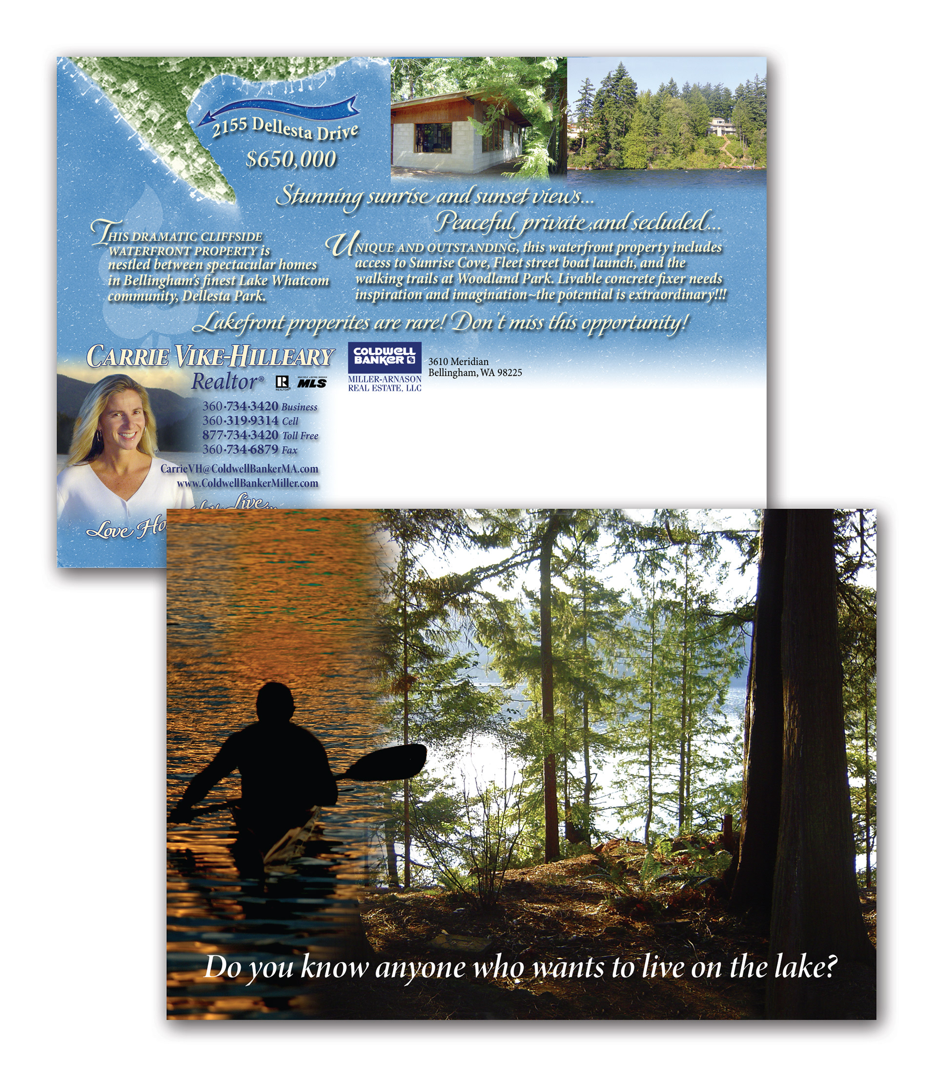 Postcard Design for Lynda Hinton Realtor