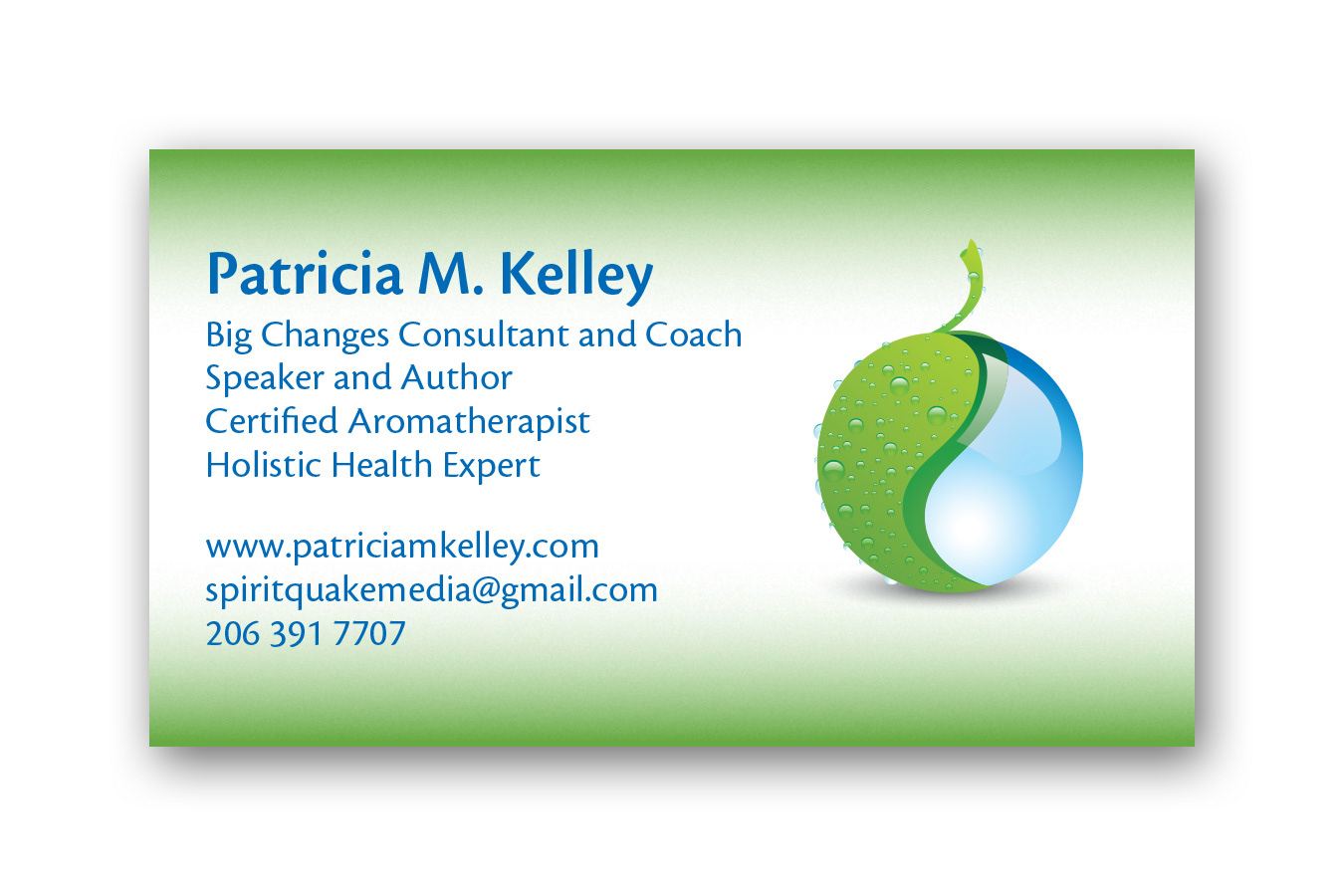 Business Card Design for Patricia Kelley