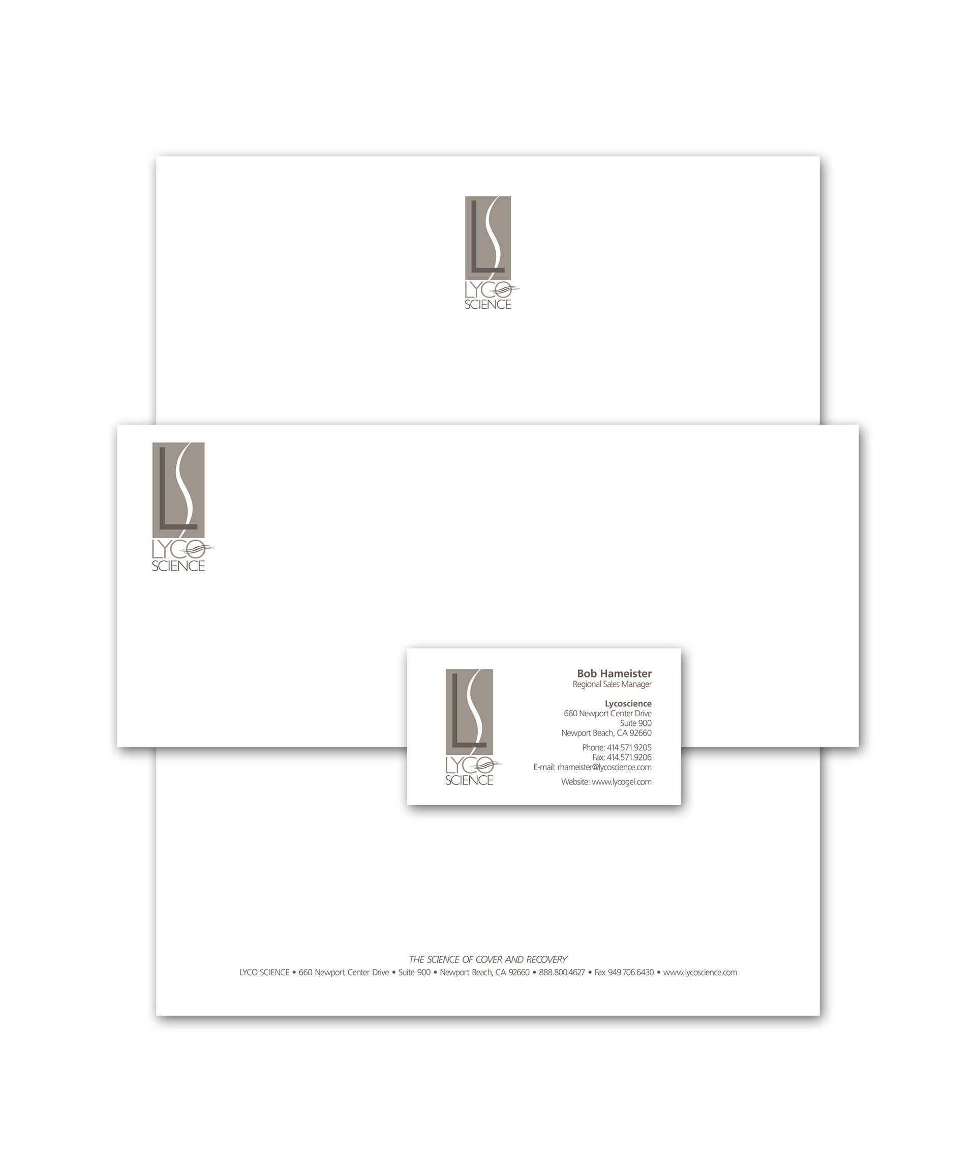 Stationery Design for Lyco Science