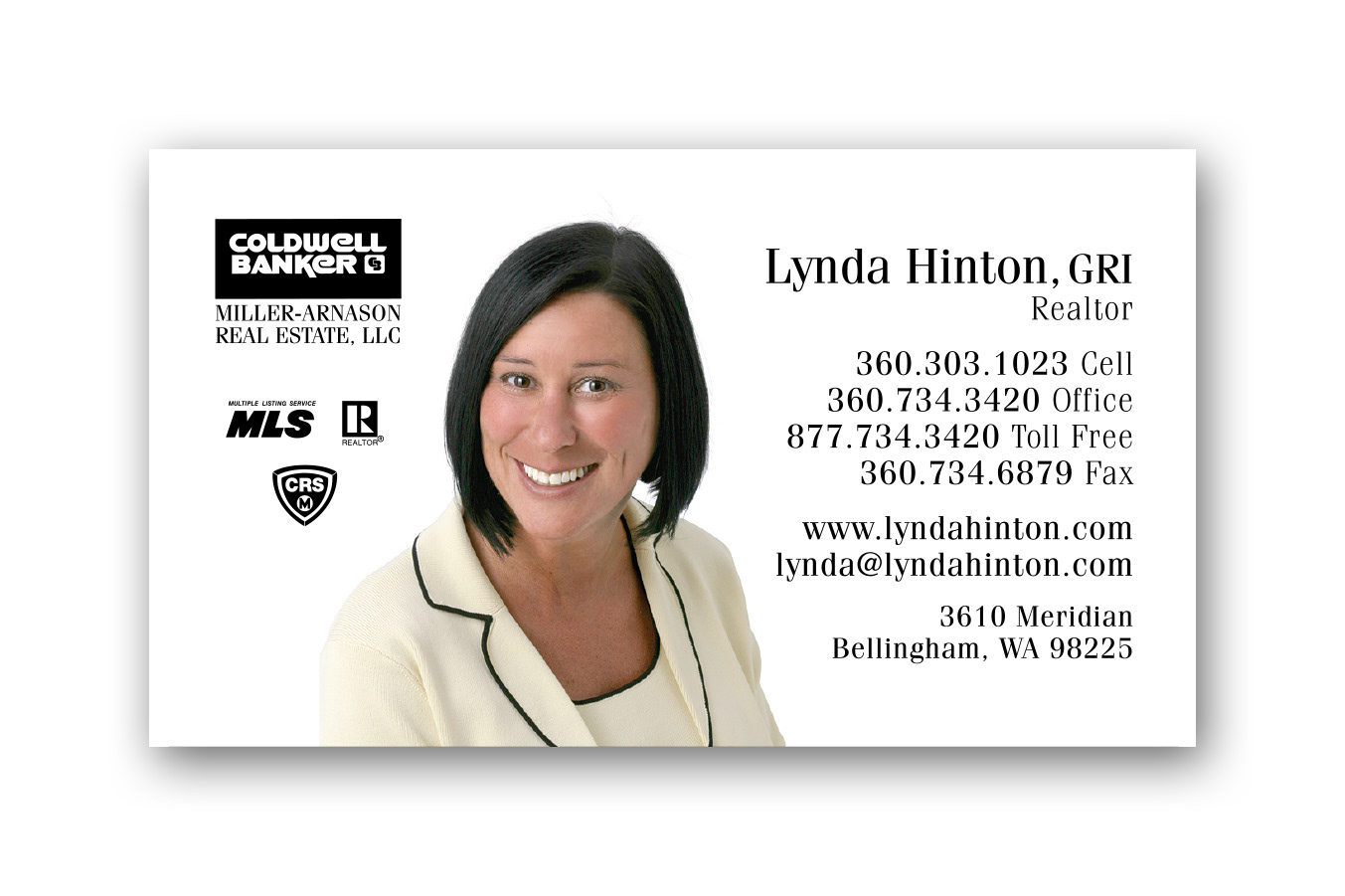 Business Card Design for Lynda Hinton Realtor