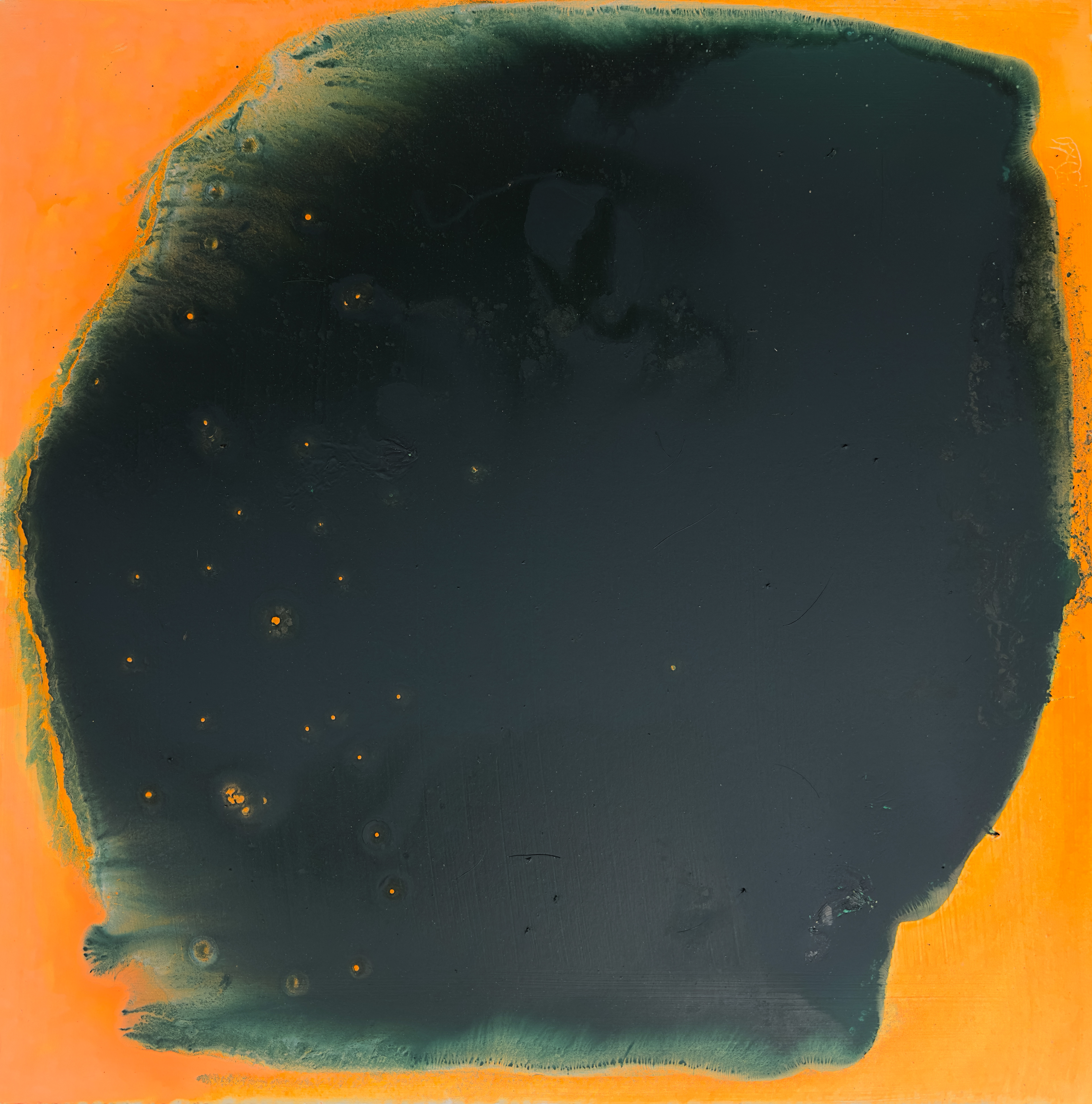 In places i've been before looking for things I can't name, oil on panel, 24 x 24 in.