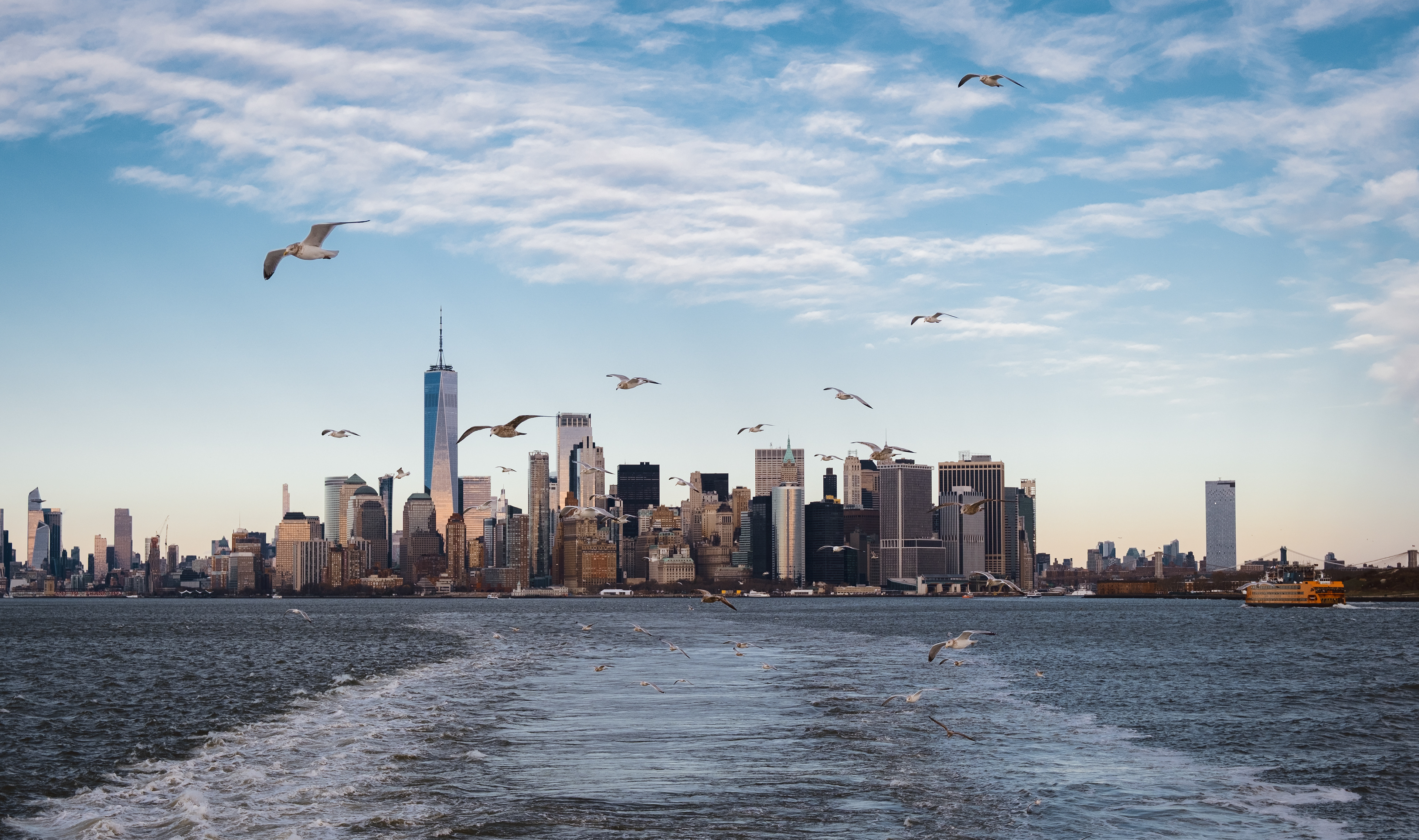 Manhattan from the Staten Island Ferry || NYC