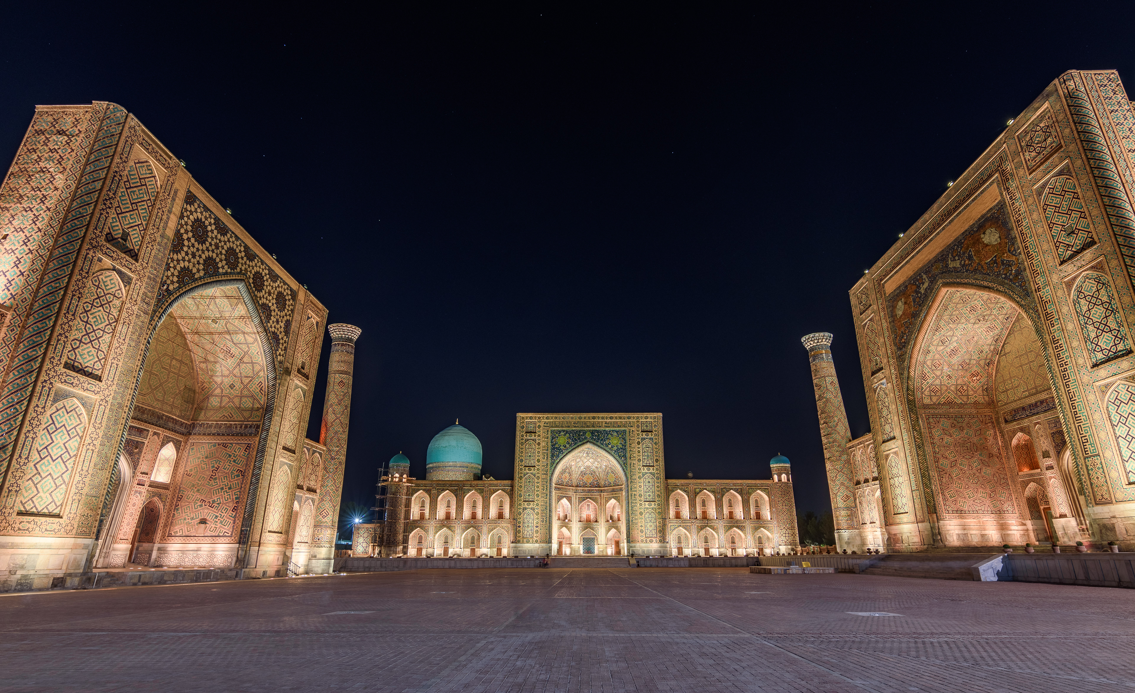 The Registan at night || Samarkand, Uzbekistan
