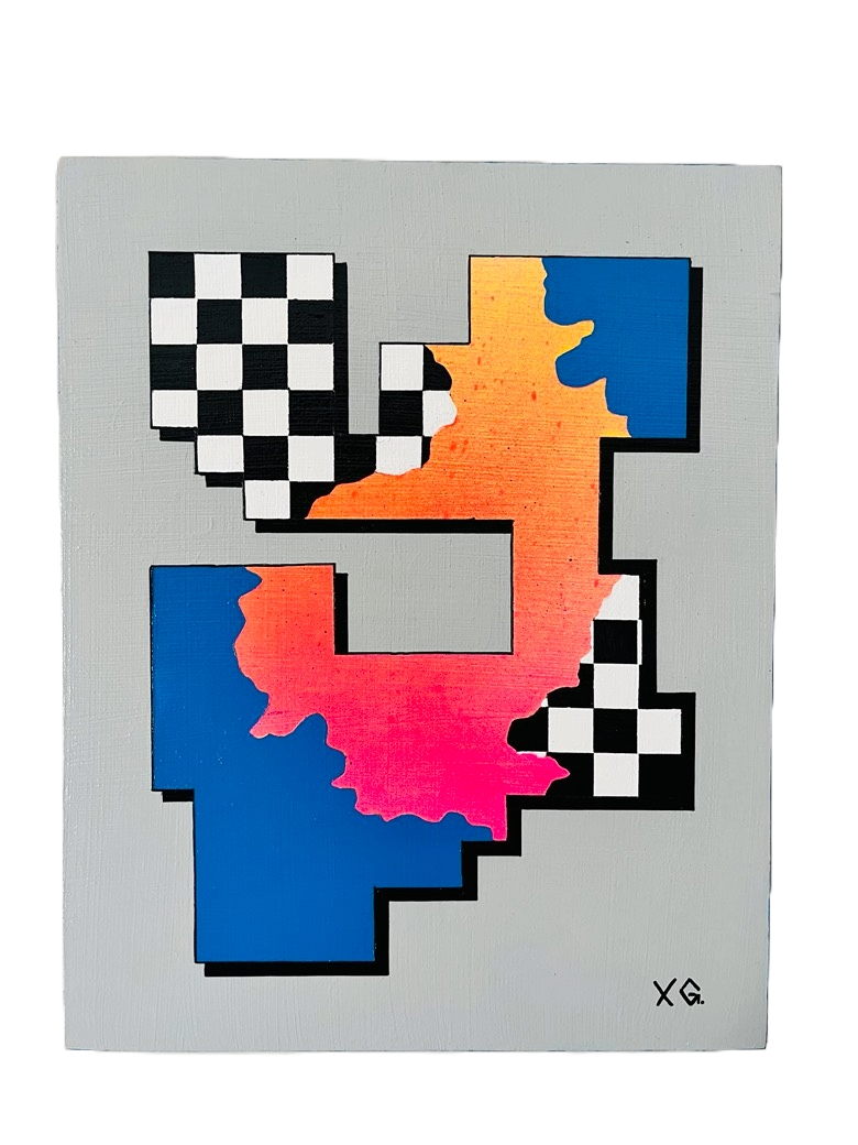 helix. | 8 x 10 Mixed Media on Canvas