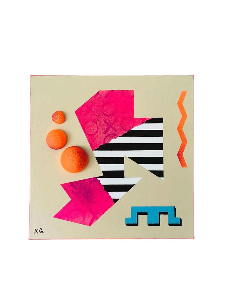 chroma. | 12 x 12 Mixed Media on Canvas