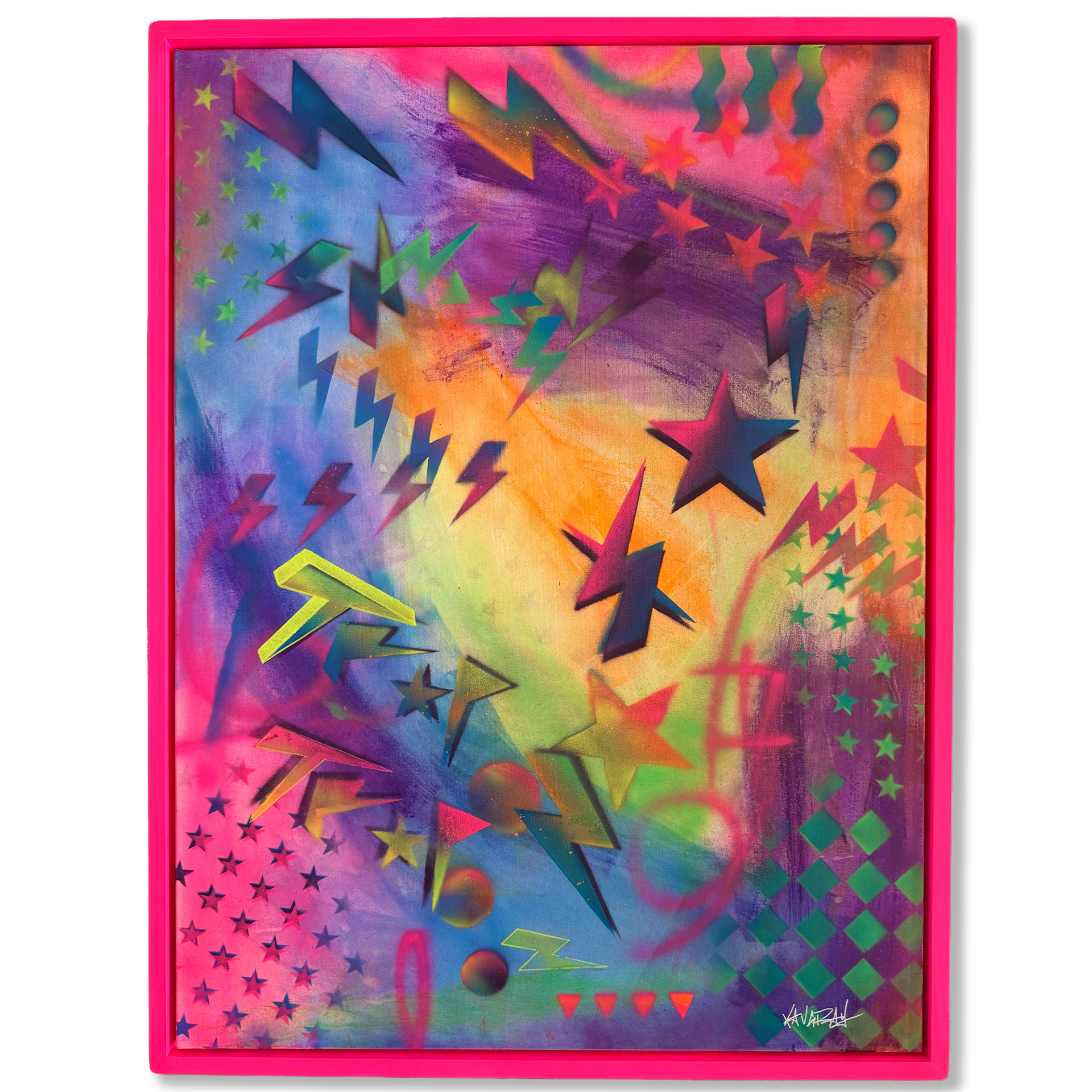 TRAP | 2026 | MIXED MEDIA ON CANVAS | 30X40