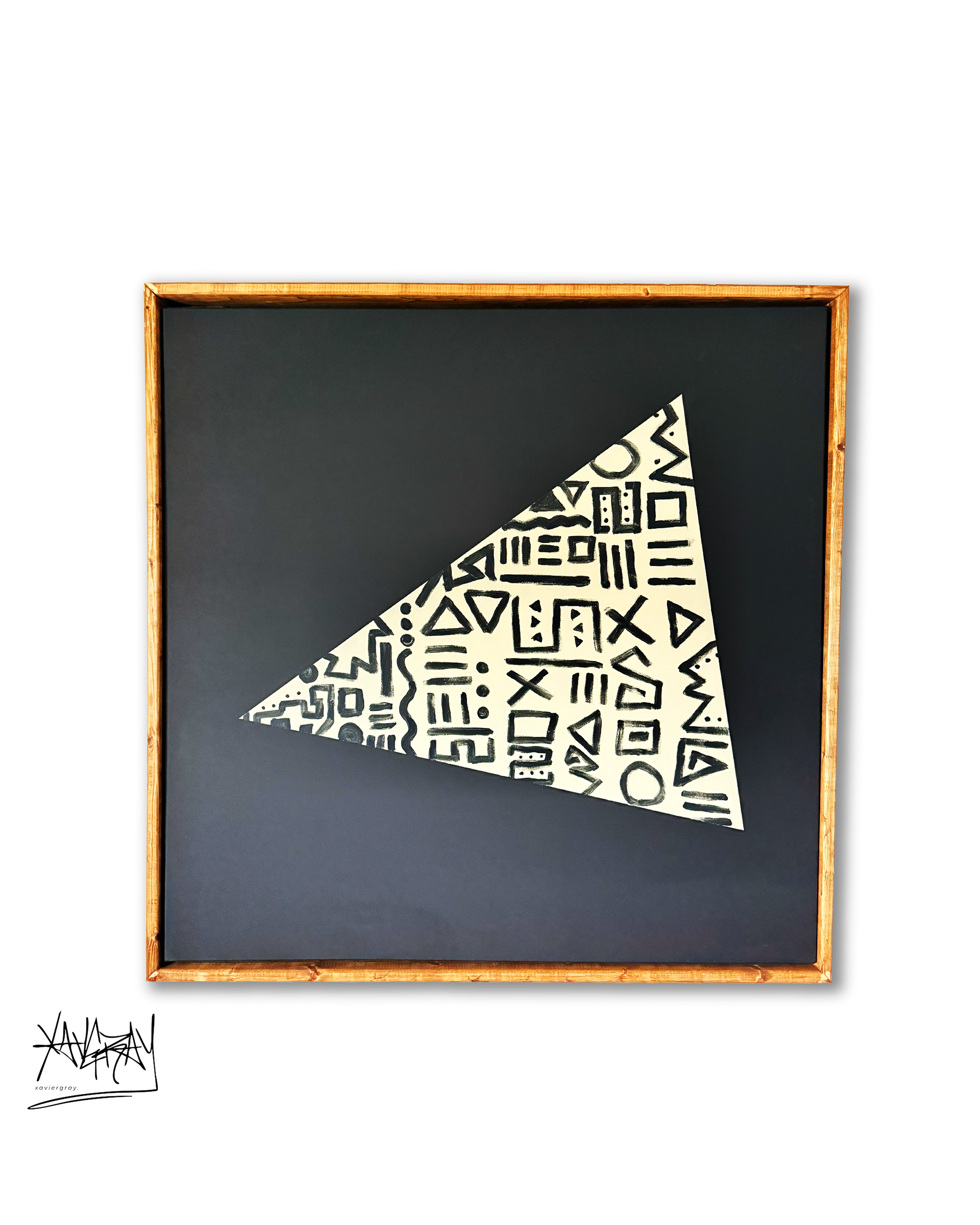 talisman. | 36"W x 36"H | Mixed Media | Hand Built frame