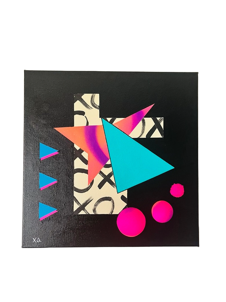 euphoria. | 12 x 12 Mixed Media on Canvas