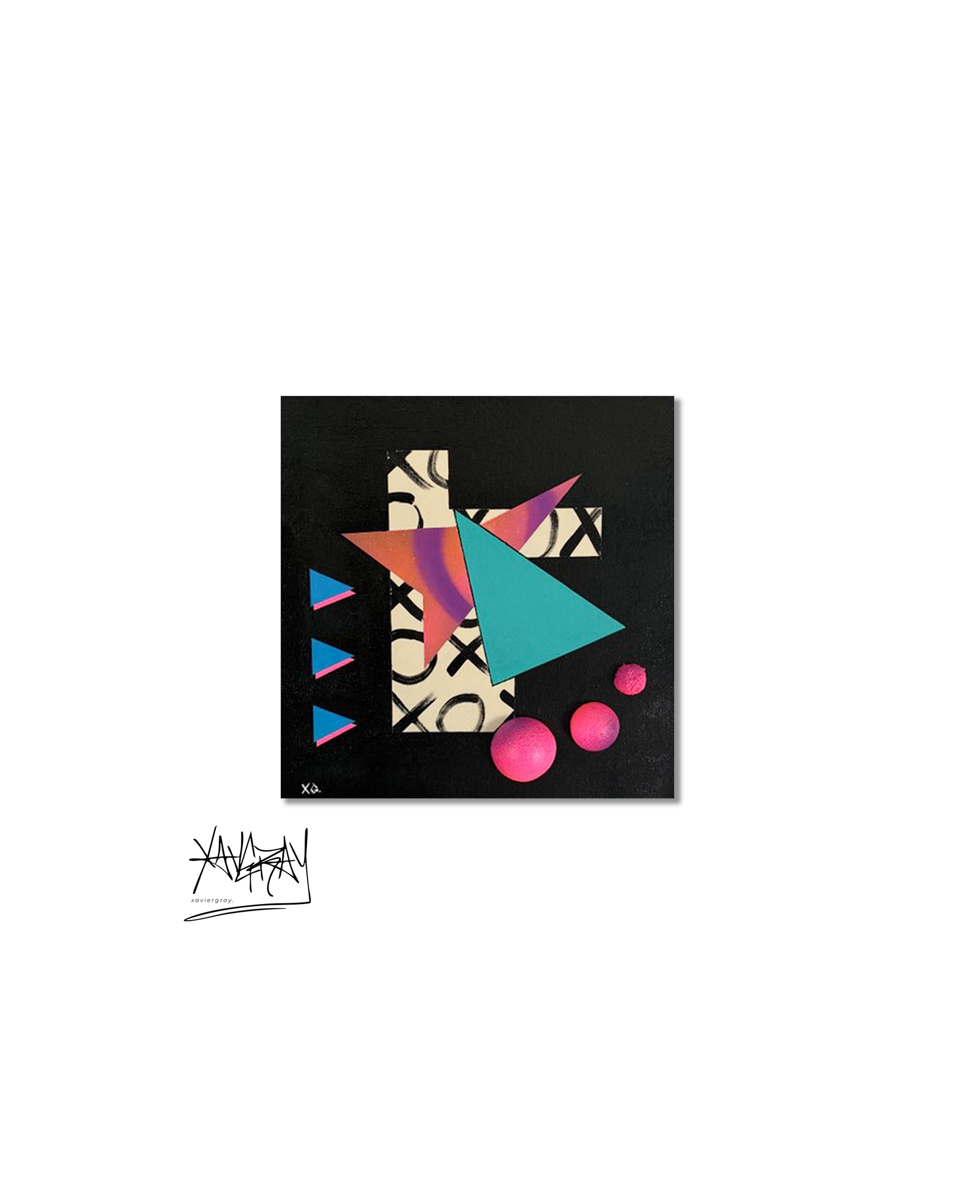 euphoria. | 12"W x 12"H | Mixed Media